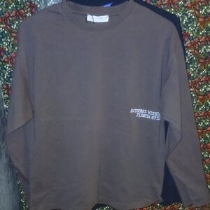 Zara Chocolate Long Sleeve Tee